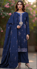 Embroidered Chamki Lawn Suit with Bana Dora Dupatta