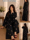 Embroidered Unstitched Lawn Suit  Floral Print