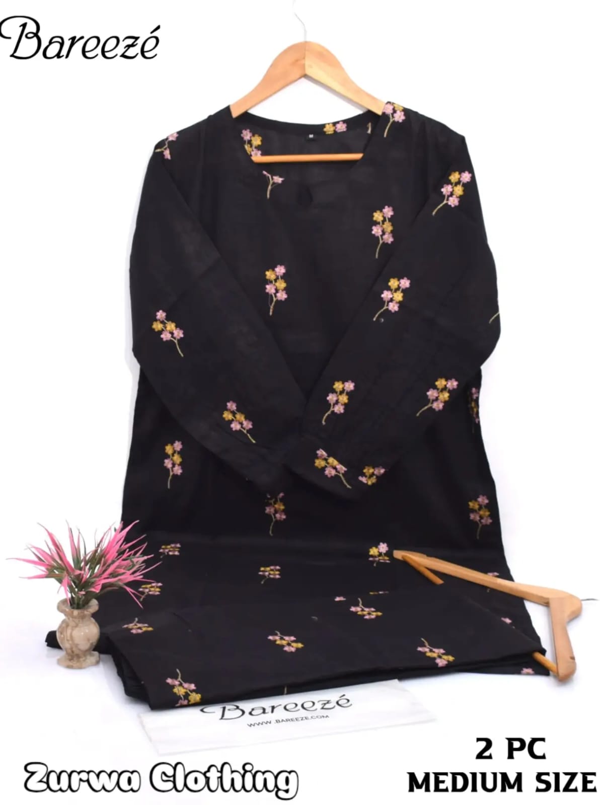 Embroidered Unstitched Lawn Suit  Floral Print