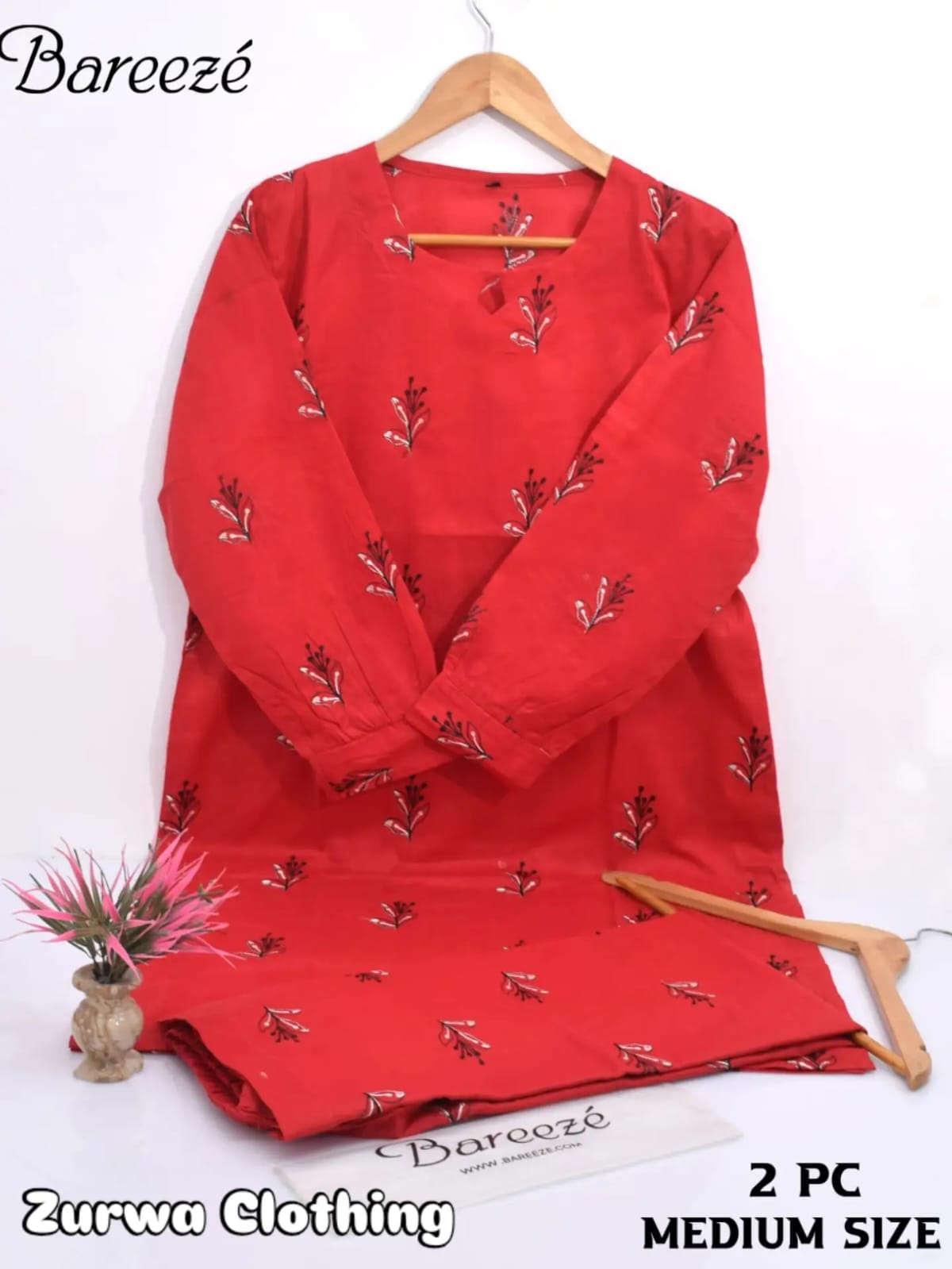 Embroidered Unstitched Lawn Suit  Floral Print