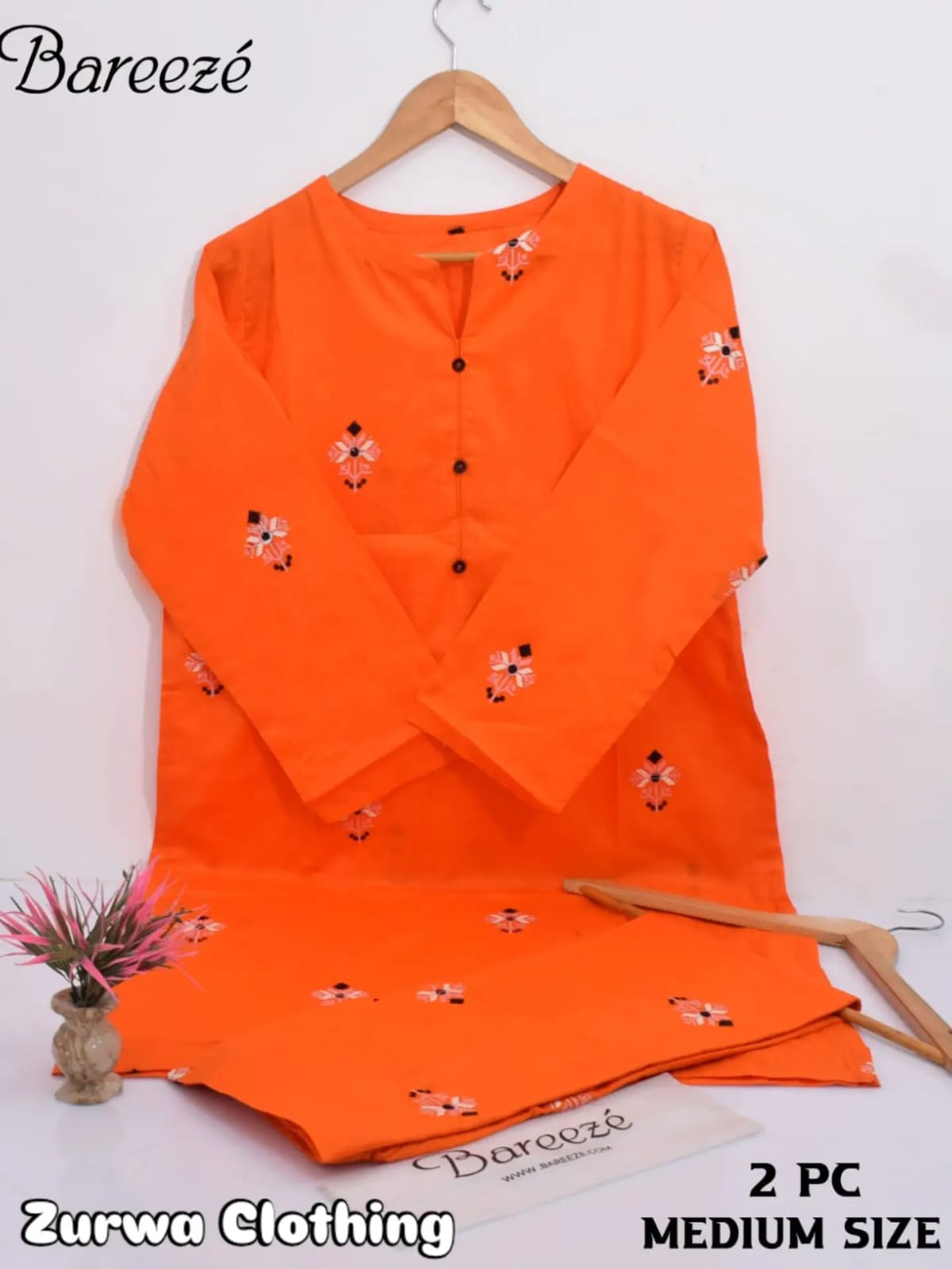 Embroidered Unstitched Lawn Suit  Floral Print