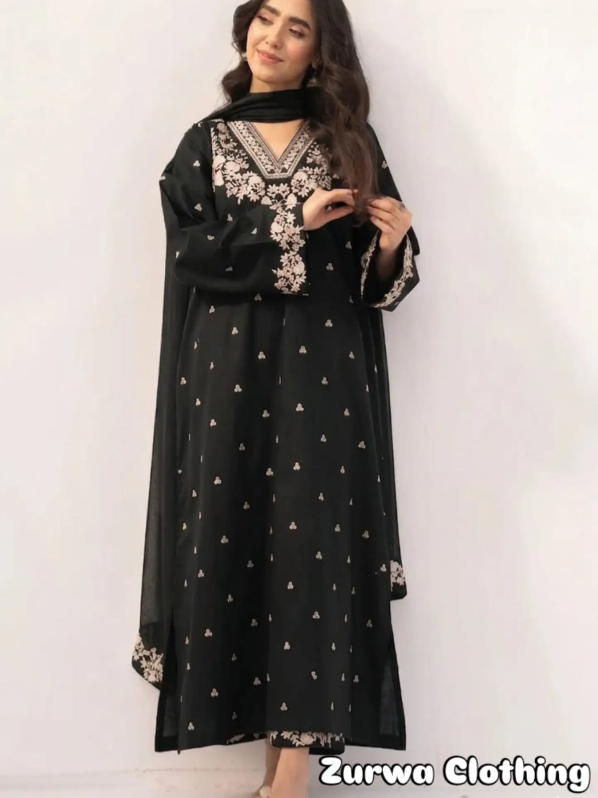 Embroidered Airjet Lawn 3-Piece Suit