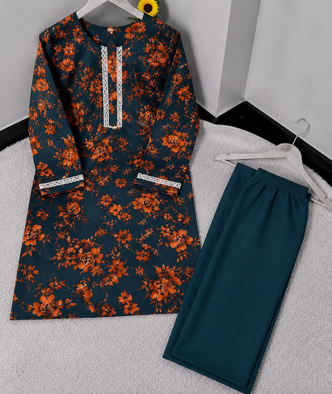 Premium Printed Lawn 2-Piece Stitched Suit