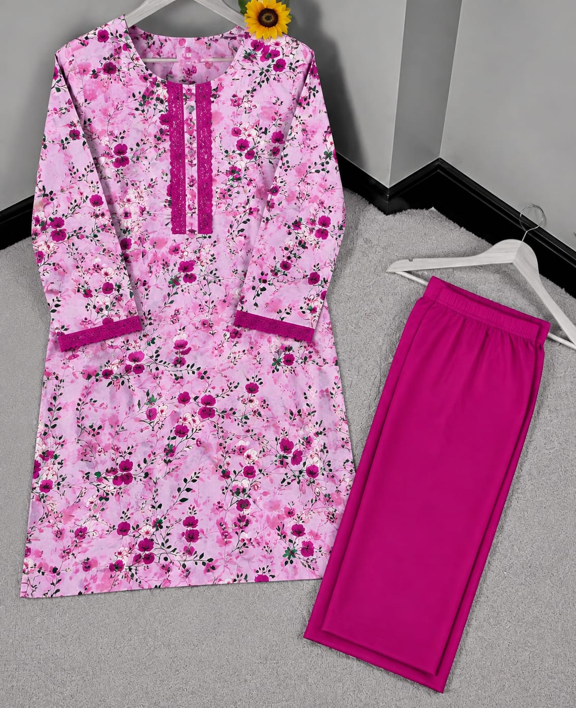 Premium Printed Lawn 2-Piece Stitched Suit