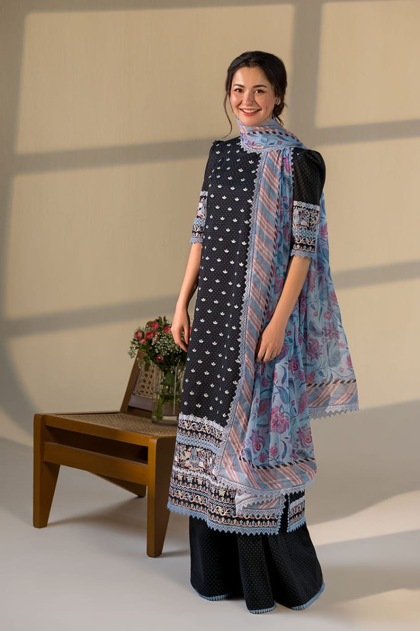 Urge Summer Collection – Heavy Embroidered Airjet Lawn 3-Piece Suit