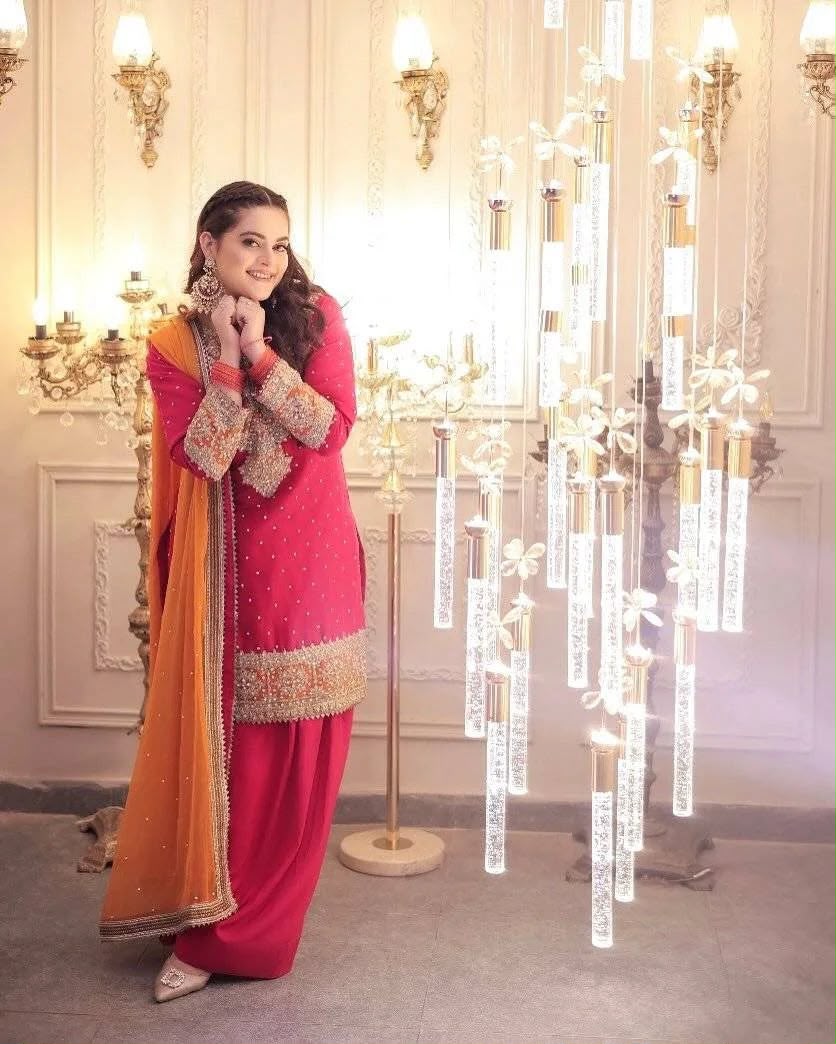 Zurwa Clothing Zainab Chottani 3-Piece Stitched Suit – Winter Collection 2026, Heavy Embroidered Dhanak